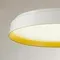 7711/EL COLOR SN 157 Светильник пластик/желтый LED 70Вт 3000-6000К D510 IP43 пульт ДУ TUNA YELLOW