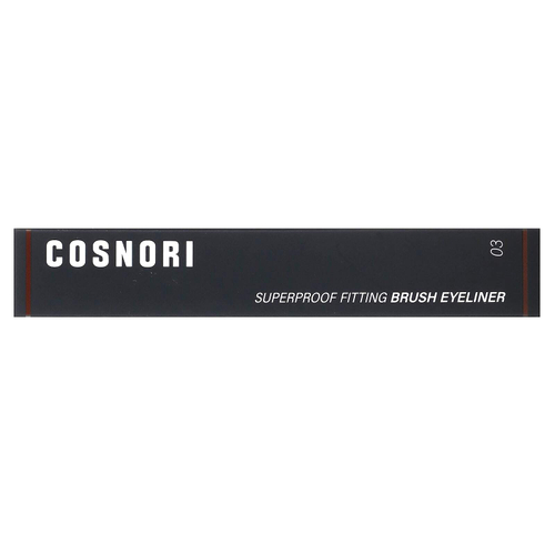 Cosnori, Superproof Fitting Brush Eyeliner, коричневая подводка, 0,6 г (0,02 жидк. унц.)