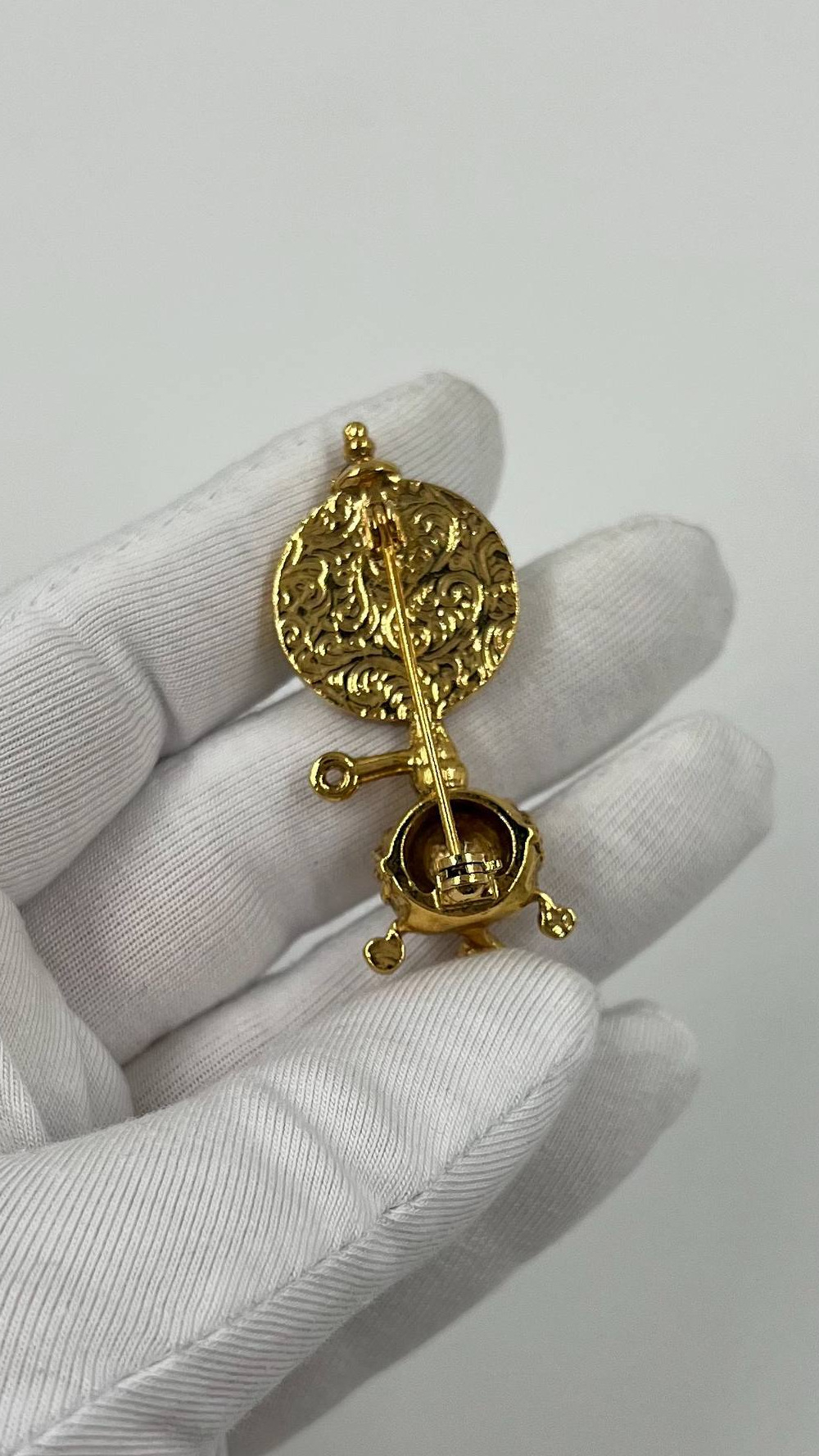 Брошь Керосиновая лампа 1928