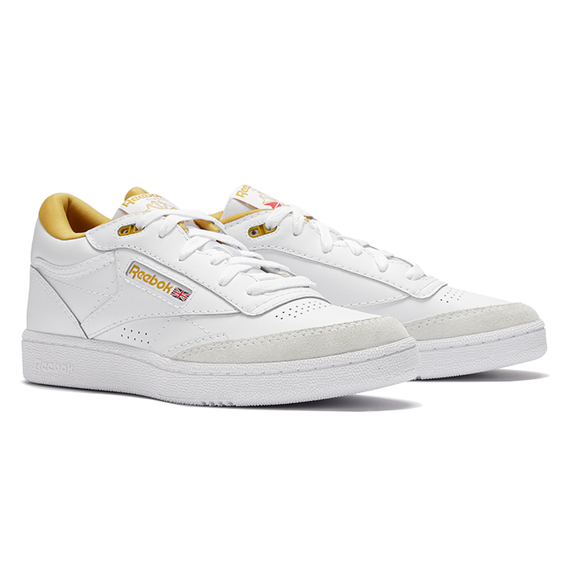 Кроссовки reebok Club C Series для скейтбординга Низких белых оттенков