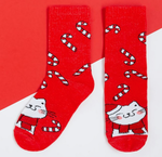 Носки "Котик" р-р 18-20, красный 5080579 (KAFTAN), 1 шт.