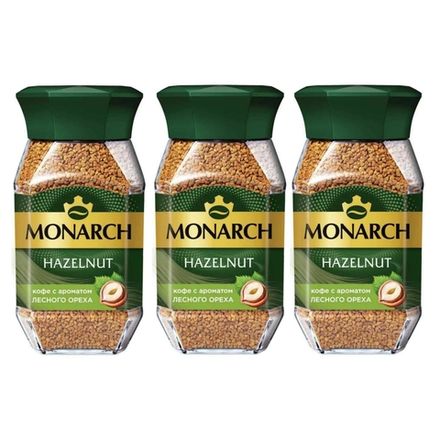 Кофе растворимый Jacobs Hazelnut Лесной орех 95 г 3 шт