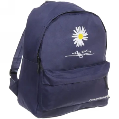 Рюкзак женский «Manheten», цвет синий, Высота рюкзака 36 см, ширина 28 см, глубина 14 см.