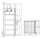 Шкаф морозильный Carboma F700