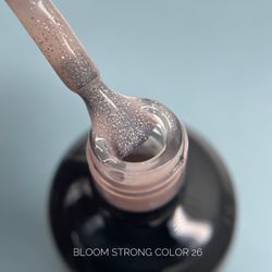 Bloom Strong base Color 26 - База жесткая бежевая с шиммером, 15