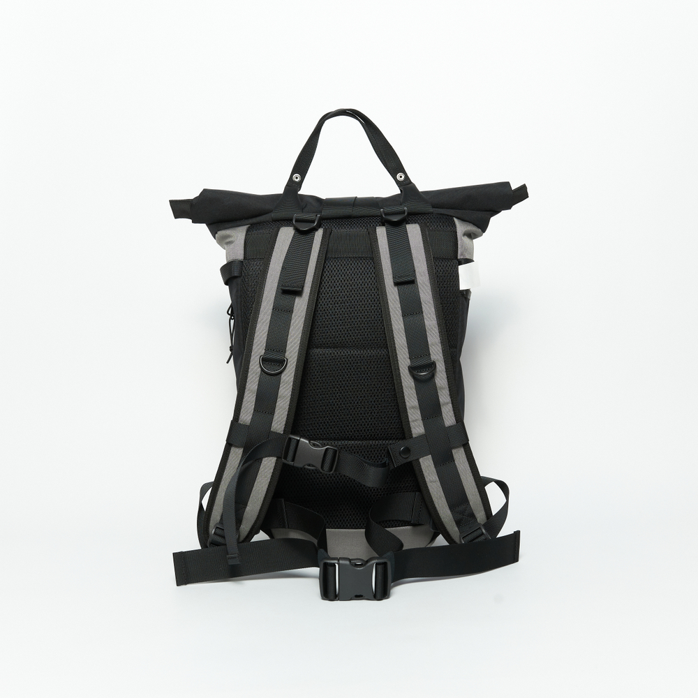 Рюкзак Rolltop Grubo 500 M желтый рассвет/черный/серый стальной