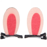 Зажимы для волос 2 шт на блистере детские «Boom- Зайка», микс 5 цветов, 5см