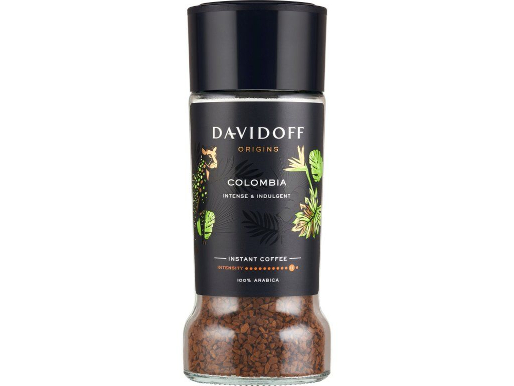 Кофе растворимый Davidoff Colombia, 90 г стеклянная банка (Давидоф) х 2 шт
