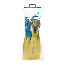 Ласты для плавания SALVAS Hazard Plus Fin BA160SMGGSTS, размер S/M, желтые