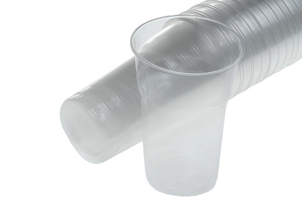Стаканы одноразовые 500мл ПП прозрачные 40шт/упак цена за упак Оптиком