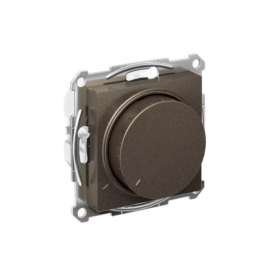 ATLASDESIGN СВЕТОРЕГУЛЯТОР (диммер) поворотно-нажимной, LED, RC, 400Вт, механизм, МОККО