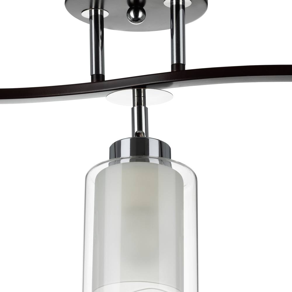 Citilux Фортуна CL156132 Люстра с поворотными плафонами Венге Хром