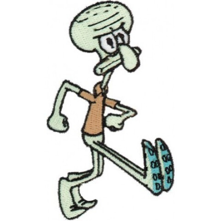 Термоаппликация HKM "Сквидварт", 7,5 х 4,5 см, 1 шт