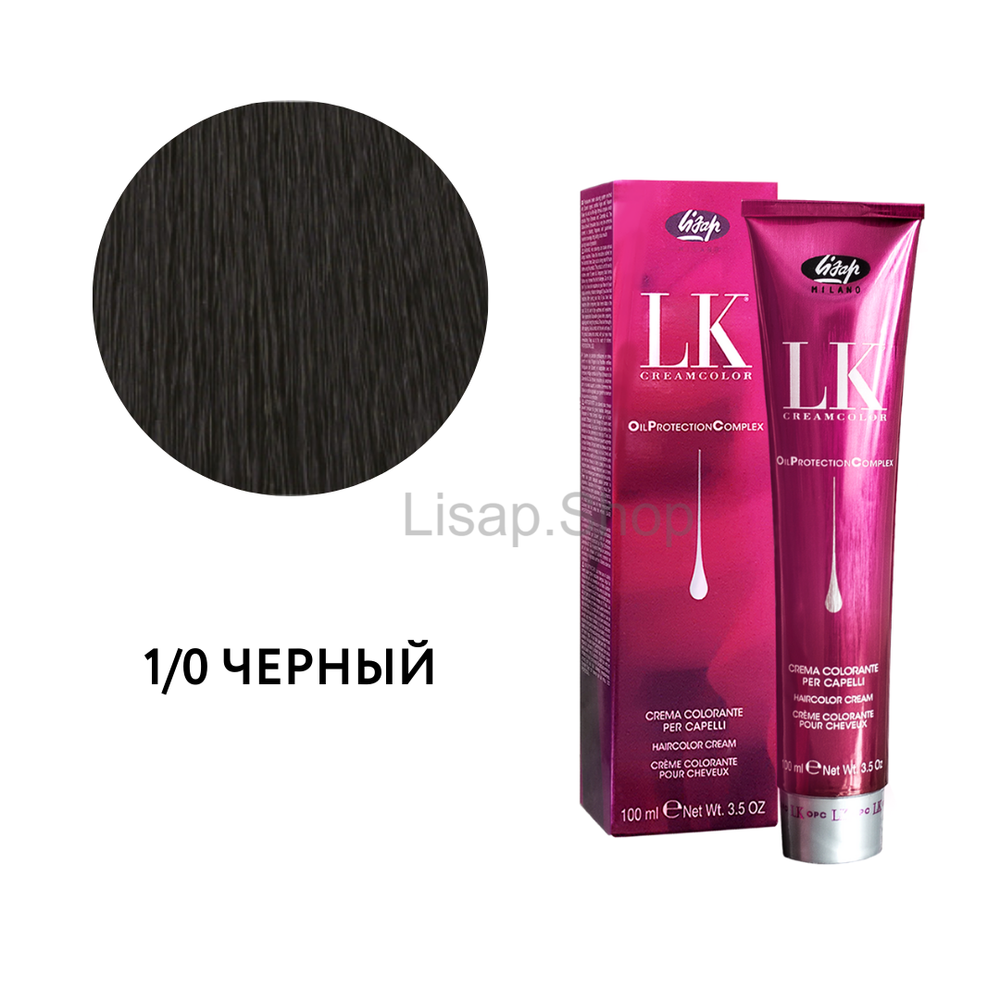 Перманентный краситель для волос "LK Oil Protection Complex" (100мл)