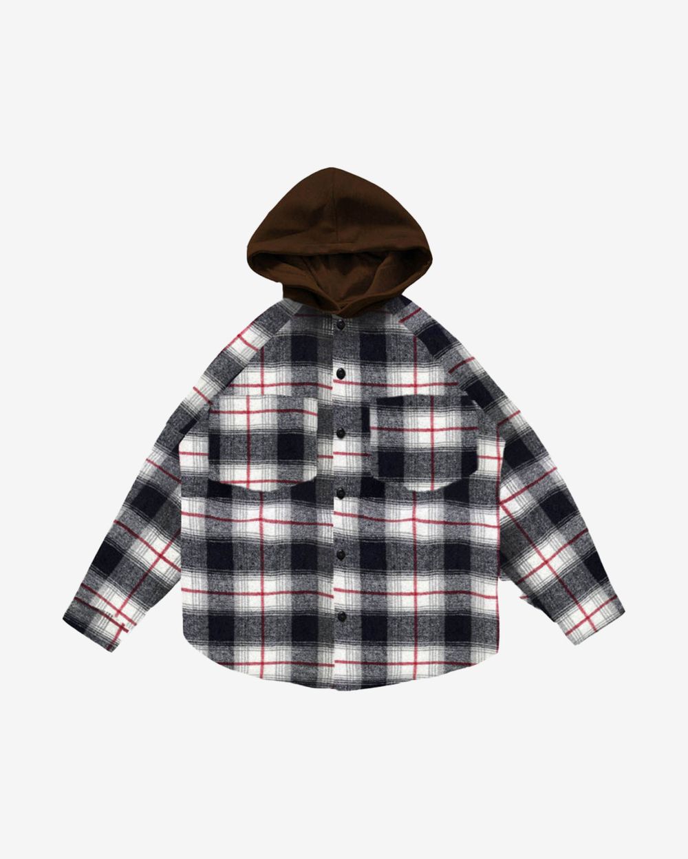Рубашка SoWhat? Клетка Brownhood Черно-Белая