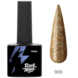 Гель-лак RockNail Rebel 986 Go Big or Go Home, 10мл.