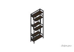 Стеллаж в стиле Лофт "Лесенка"