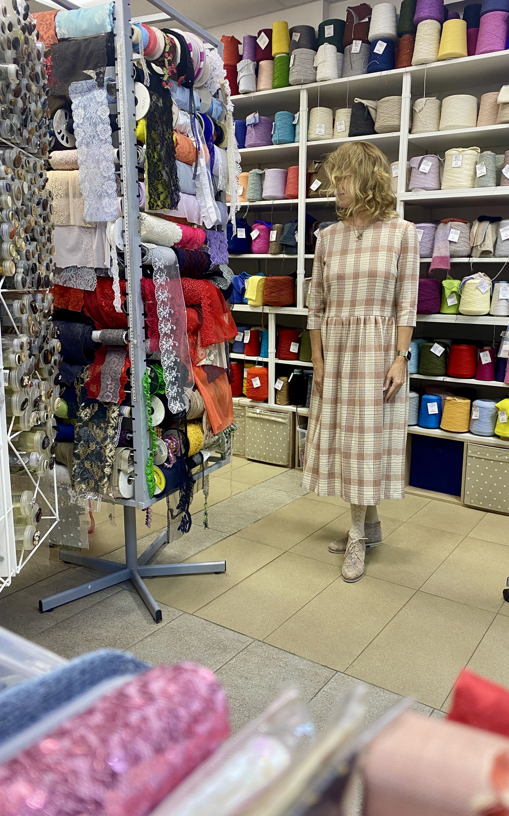 Ткань плательная (Италия) 43% шерсть мериноса 57% вискоза ш-150см цена за 1 м