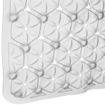 Коврик в ванну 67х37"Эллада» серый