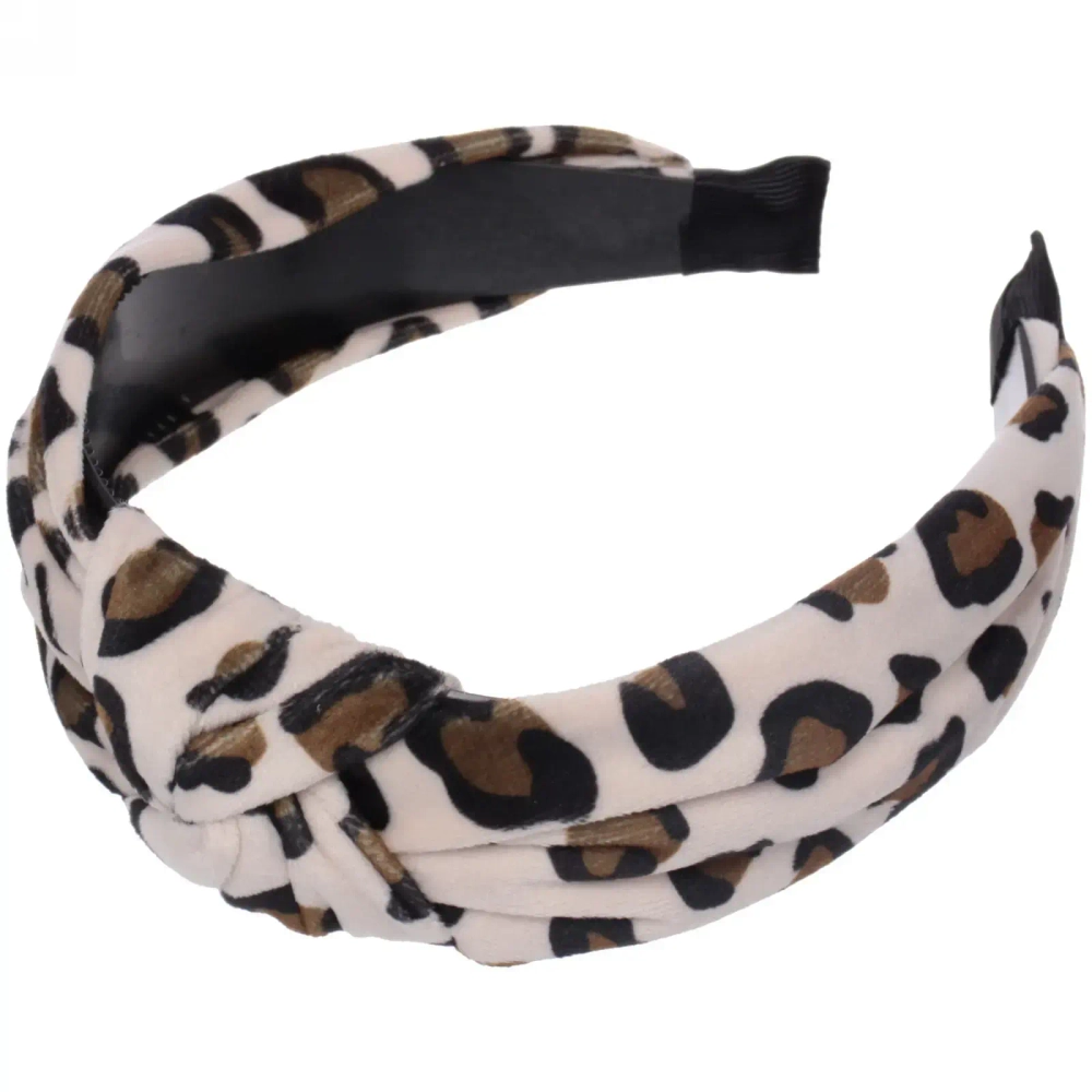 Ободок для волос «Krasotka - Leopard», ширина 4см, микс 6 цветов