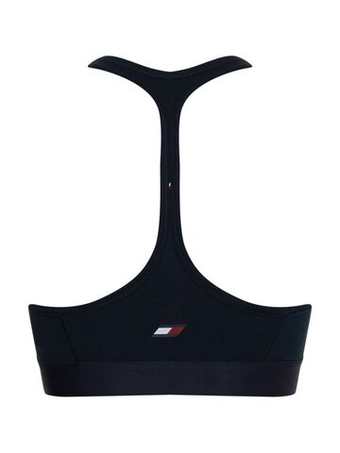 ТОП теннисный Tommy Hilfiger Mid Intensity Tape Racer Bra - небесный