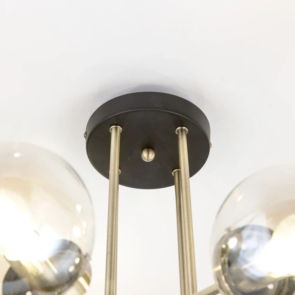 Citilux Планета CL105185 Люстра на штанге поворотная Бронза