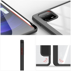 Чехол книжка черного цвета от Dux Ducis для Xiaomi Pad 6 и Pad 6 Pro, серия Toby Series Case, с функцией пробуждения и сна