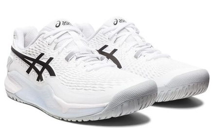 Мужские кроссовки теннисные Asics Gel-Resolution 9 - white/black