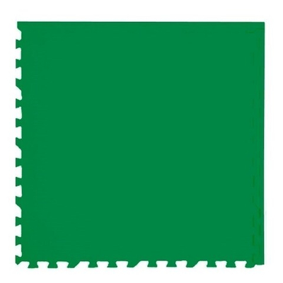 Коврик-пазл Экополимеры (4 плиты 60x60x0,9см, 1,44кв.м./уп) Зеленый