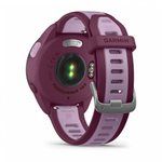 Часы Garmin Forerunner 165 Music лиловый c малиновым ремешком, 010-02863-33