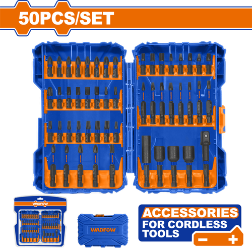 Набор ударных бит 50 шт (6/12) WADFOW WSV2005