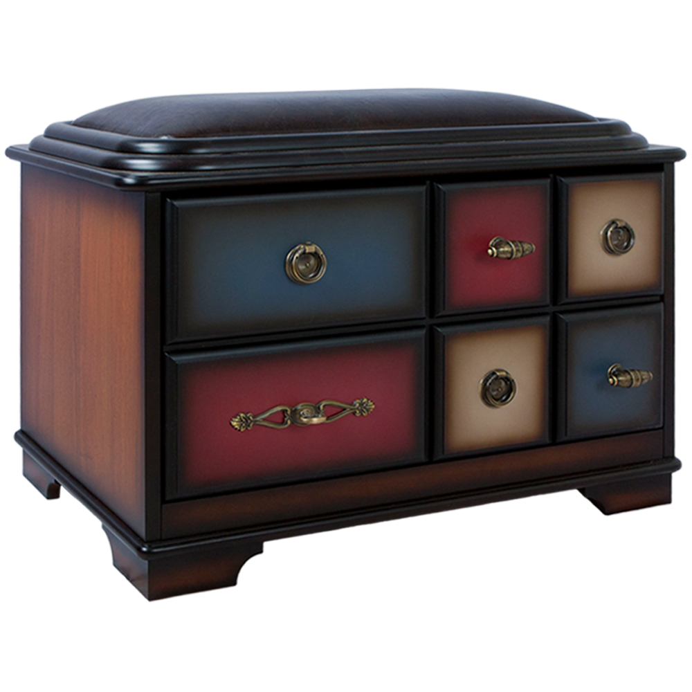 Банкетка Пандора 1 с обувницей Орех Mix