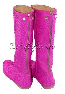 Сапоги из кожи питона SH-34