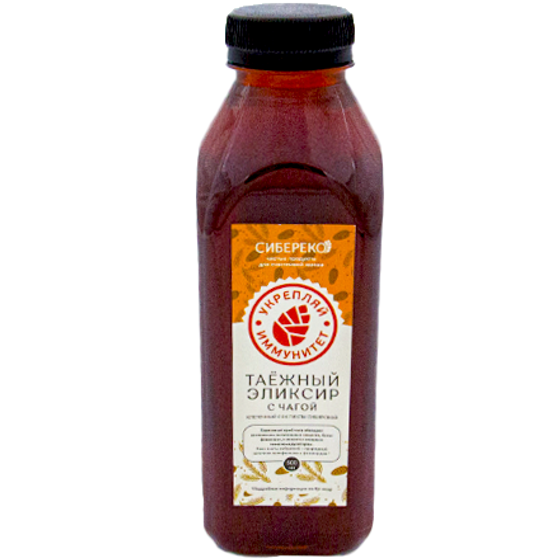 Эликсир таёжный с чагой Sibereco 500мл