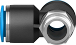 QSTL-1/4-10 Тройник с цанговым зажимом и резьбой