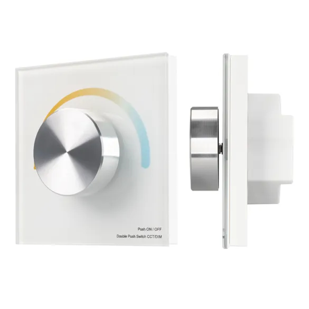 Панель SMART-P2-MIX-G-IN White (3V, Rotary, 2.4G) (Arlight, IP20 Пластик, 5 лет) 033754