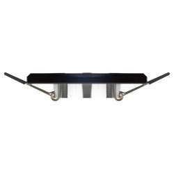 Светильник встраиваемый декоративный ЭРА DK8 CH/BK под лампу MR16 GU5.3 квадратный черный/хром | Декоративные встраиваемые светильники