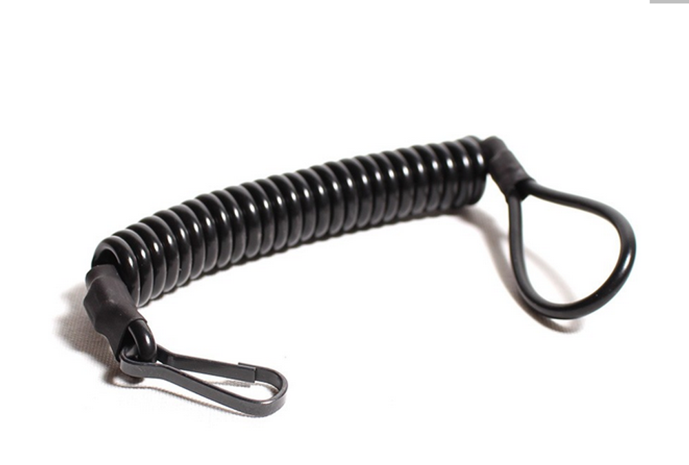 Тросик спиральный страховочный, большой, для пистолета