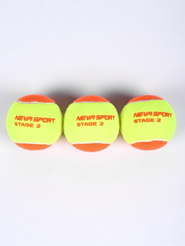 Детские теннисные мячи NEVA SPORT Orange (3 мяча в банке)