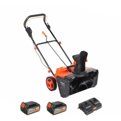 PATRIOT PE 2842 UES 20V 20В аккумуляторный снегоуборщик (2 x 4 Ач, ЗУ) ковш 50 см, выброс 7 м 426302330