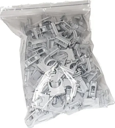 Клипса для крепления гофротрубы D20, 100 шт