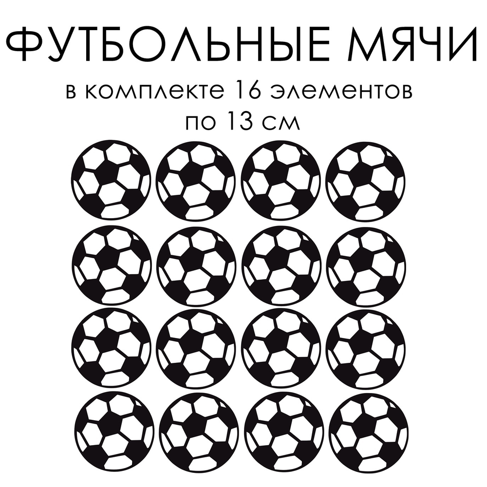 Стикеры ФУТБОЛЬНЫЕ МЯЧИ