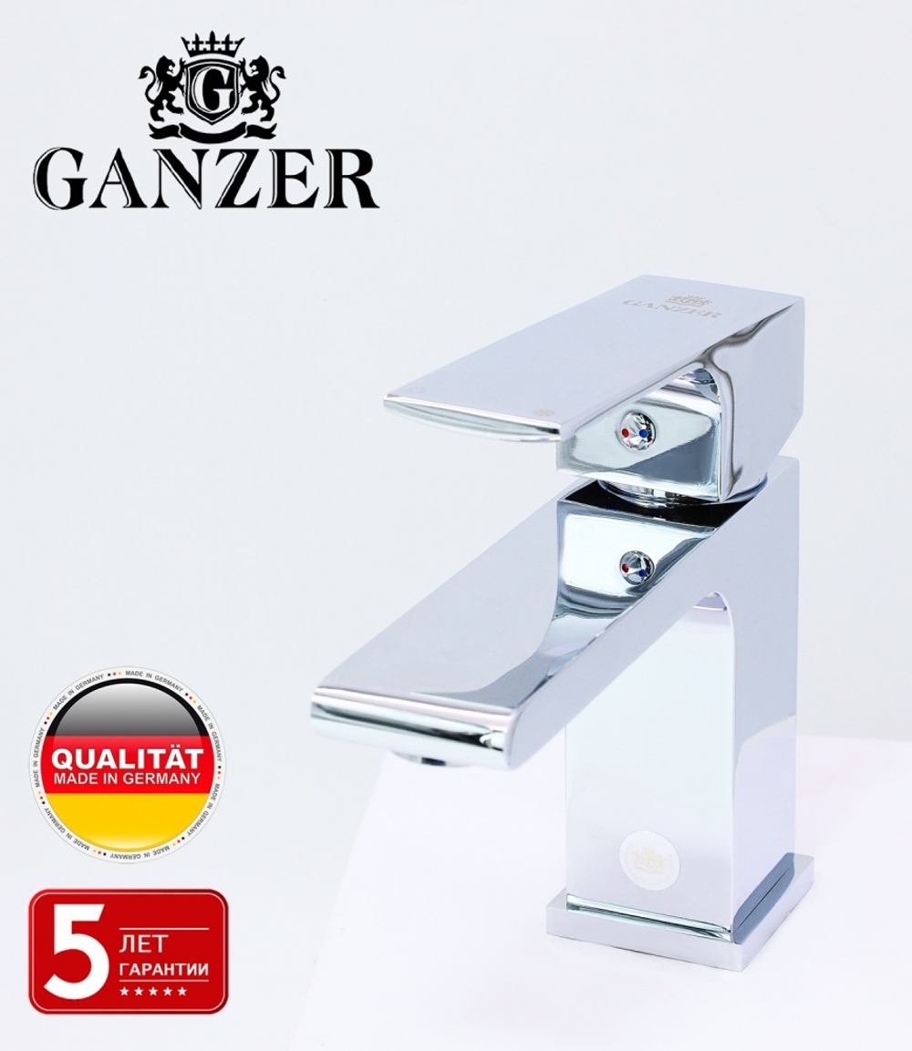 28011 Смеситель для умыв. "GANZER"  (10/1шт)