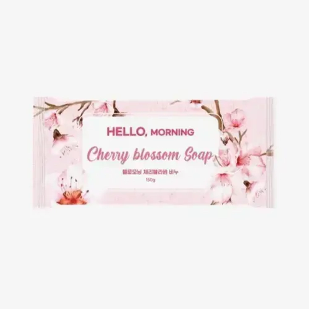 Мыло туалетное с экстрактом цветка вишни HELLO MORNING Cherry Blossom Soap 127 гр