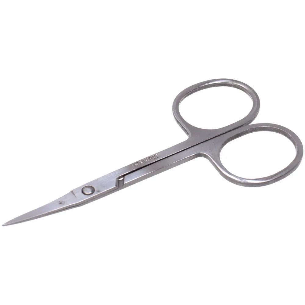 Ножницы маникюрные из нержавеющей стали «Ультрамарин», цвет серебро, 4.5*9см.