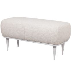 Банкетка Арт Софт Айс Сильвер Бежевый