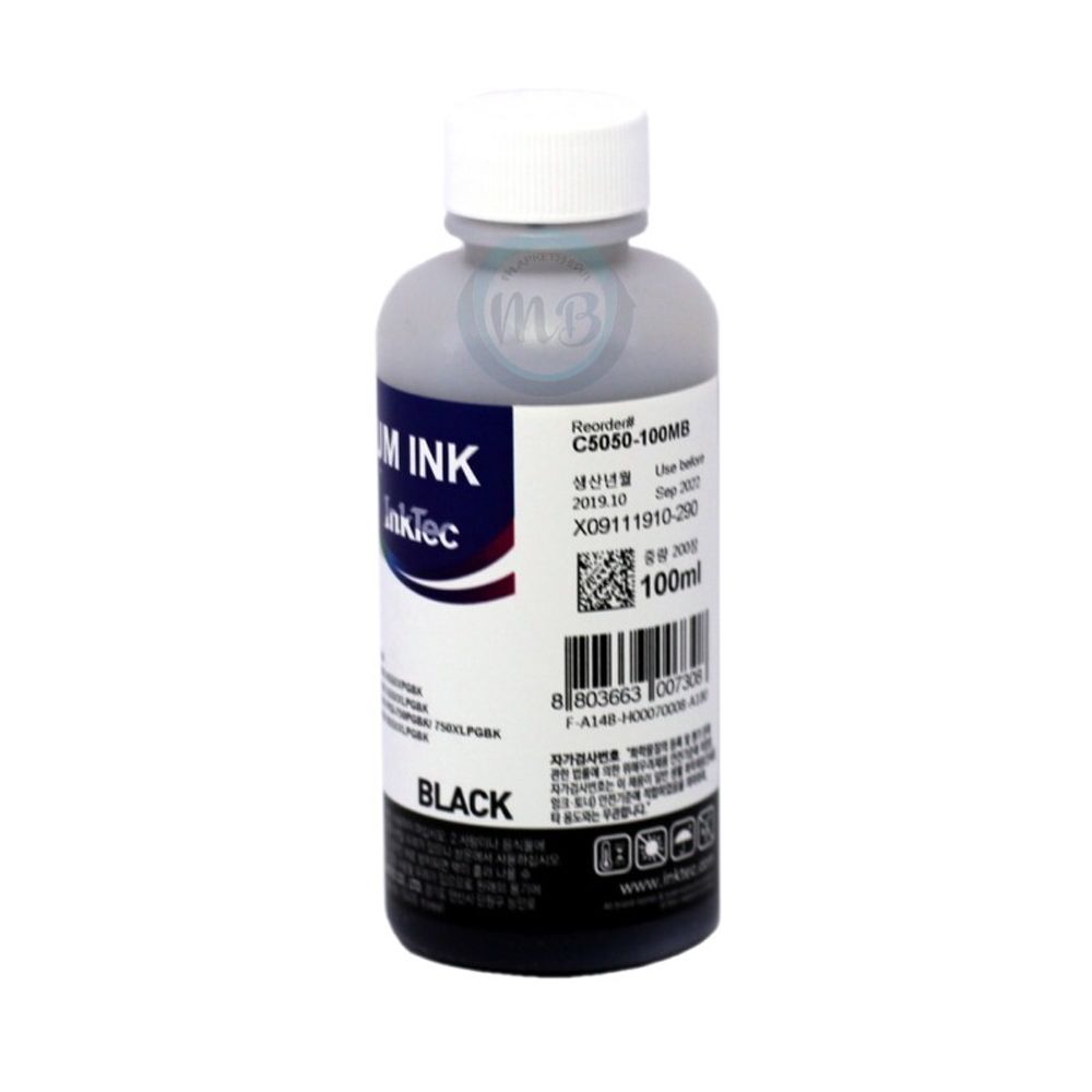 Чернила InkTec C5050-100MB для CANON PGI-450/550Bk (100мл), Pigment, black