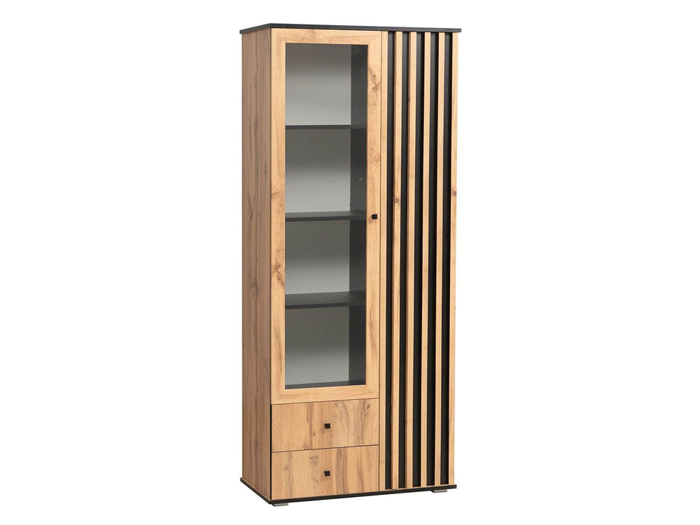 Модульная гостиная Либерти 2 (опора h20) Дуб вотан/Черный