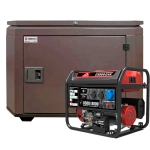Генератор бензиновый SUNREKA G8500EAX с кожухом Geon 1200 RAL 8019