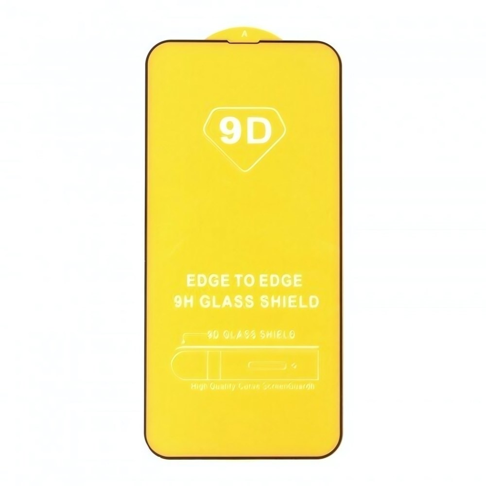 Стекло для iPhone 13 Pro Max на полный экран в тех.упак. (в комп. 25 шт), 010630-25 Черный CM